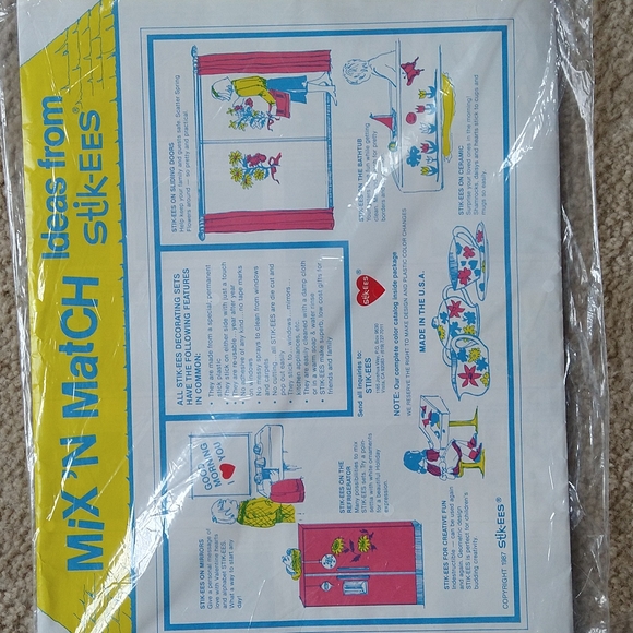 Stick-ees seasonal window decorations Valentine's Day Spring Easter - Picture 4 of 4